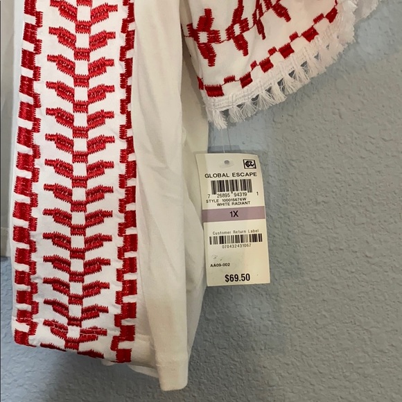 Style & Co white radiant kimono - Picture 4 of 6